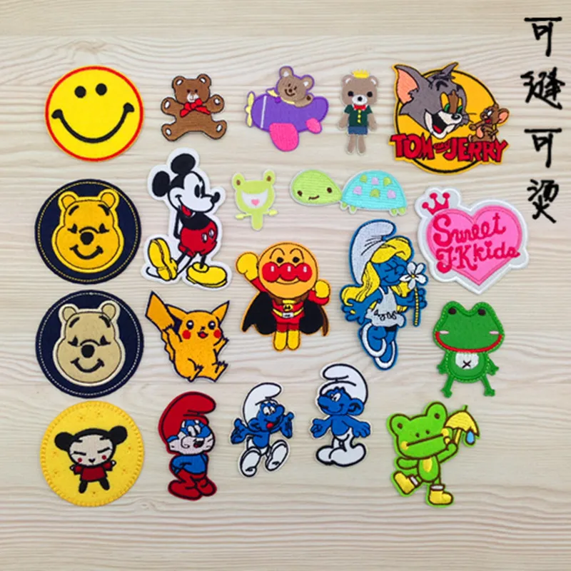 

Factory direct sales cartoon cloth stickers decorative clothing patch patch can be sewn to iron a variety of optional