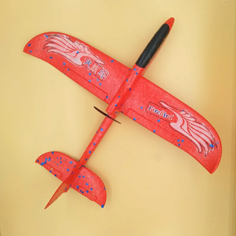 

Hand Launch Throw Glider Aircraft Foam EPP Airplane Firebird Plane Model Outdoor Game Kids Toys