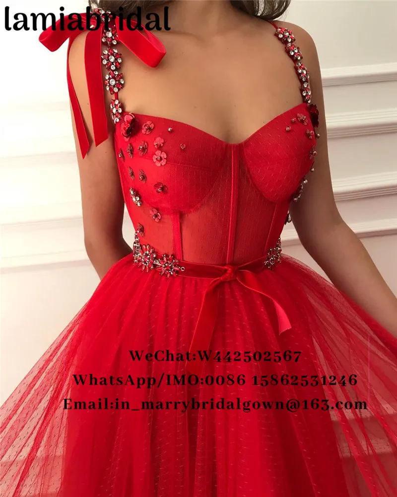

Red Crystals Cheap Long Prom Dresses 2019 A Line Plus Size Girls Pageant Formal Evening Party Gowns Vestidos De Fiesta De Noche