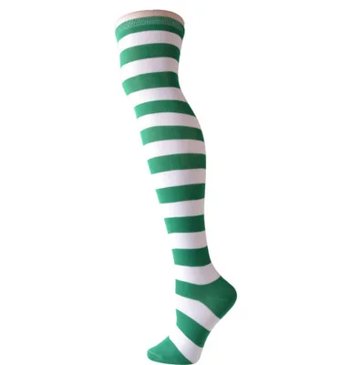 التشجيع socks1 زوج المرأة الفتيات على الركبة طويلة قطاع مطبوعة الفخذ عالية شريط منقوشة الجوارب الحلو لطيف حار الجملة الكثير