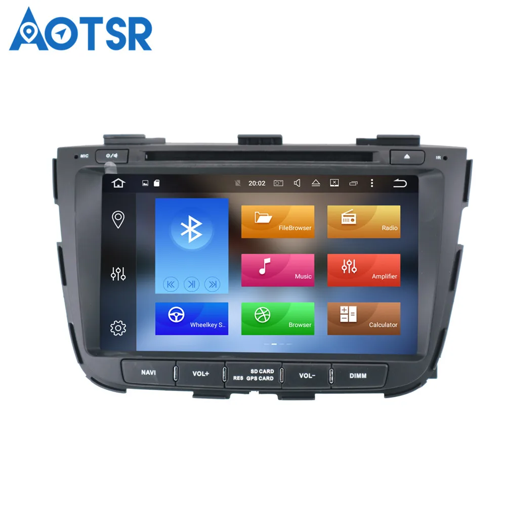 

Aotsr Android 8.1 GPS navigation Car DVD Player For KIA SORENTO 2012-2015 multimedia radio recorder 2 DIN Bluetooth WiFi