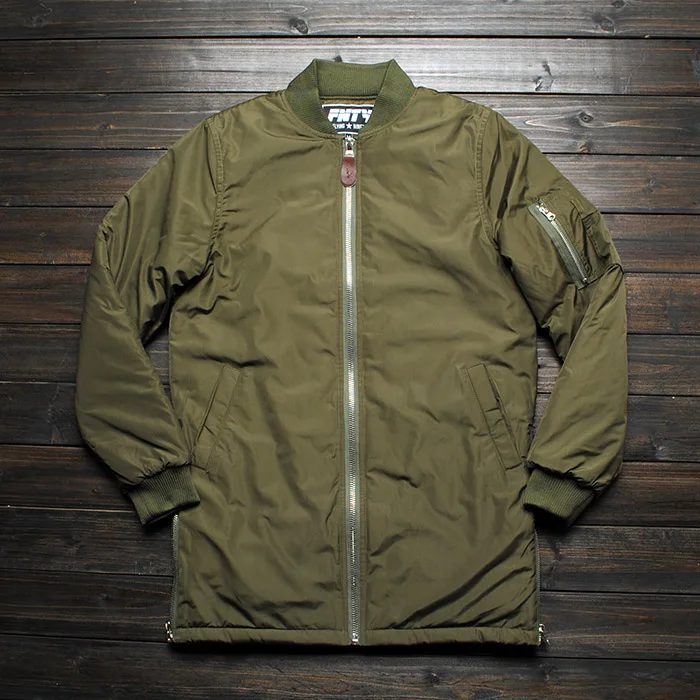 Fashion Extreme Winter Coats Mens Designer Clothes Men Urban Clothing Long Flight Bomber Side Zip Jacket Men Coats In Jackets From Mens Clothing Fashion Extreme Winter Coats Mens Designer Clothes Men Urban Clothing Long Flight Bomber Side Zip Jacket Men Coats In Jackets From Mens Clothing