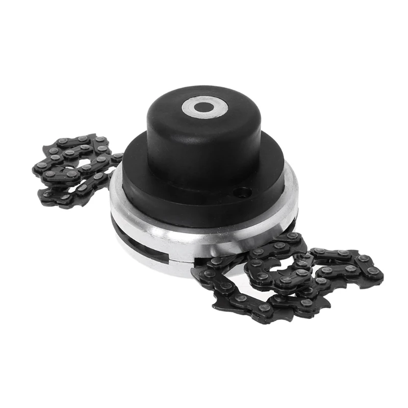 65Mn Trimmer Head Coil Chain Cutter Garden Grass Trimmers Tool Fit Lawn Mower