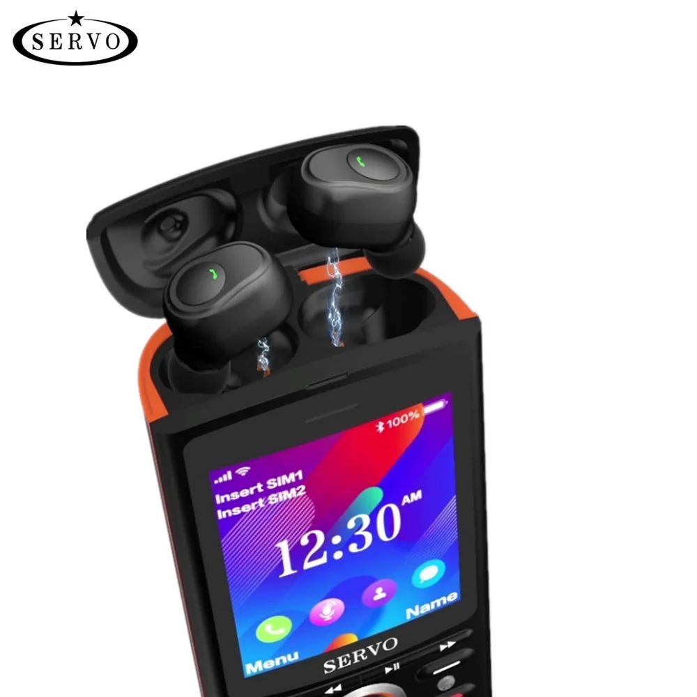 Mini sem Fio Fone de Ouvido Profundos sem Fio Intra-auriculares com 6000 Mah de Carregamento da Caixa Som de Graves Bluetooth Estéreo Mic Hifi R25 Tws V5.0