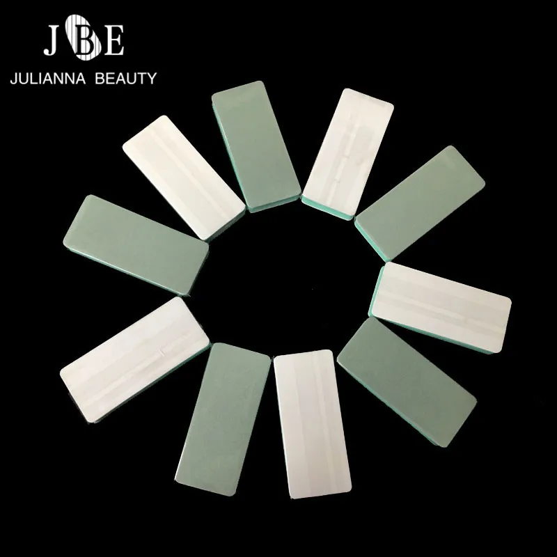 

5PCS Both Sides Polishing Block Nail Tool Files Buffing Sanding Polish Wholesale Green Rectangular Nail Buffer Block