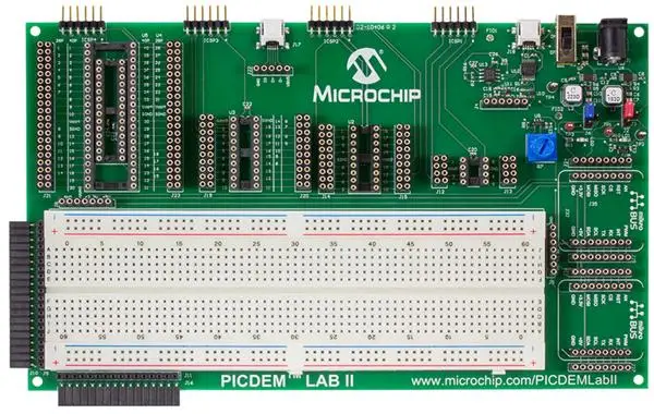 

PICDEM Lab II 8 bit PIC MCUs DM163046 development experiment board