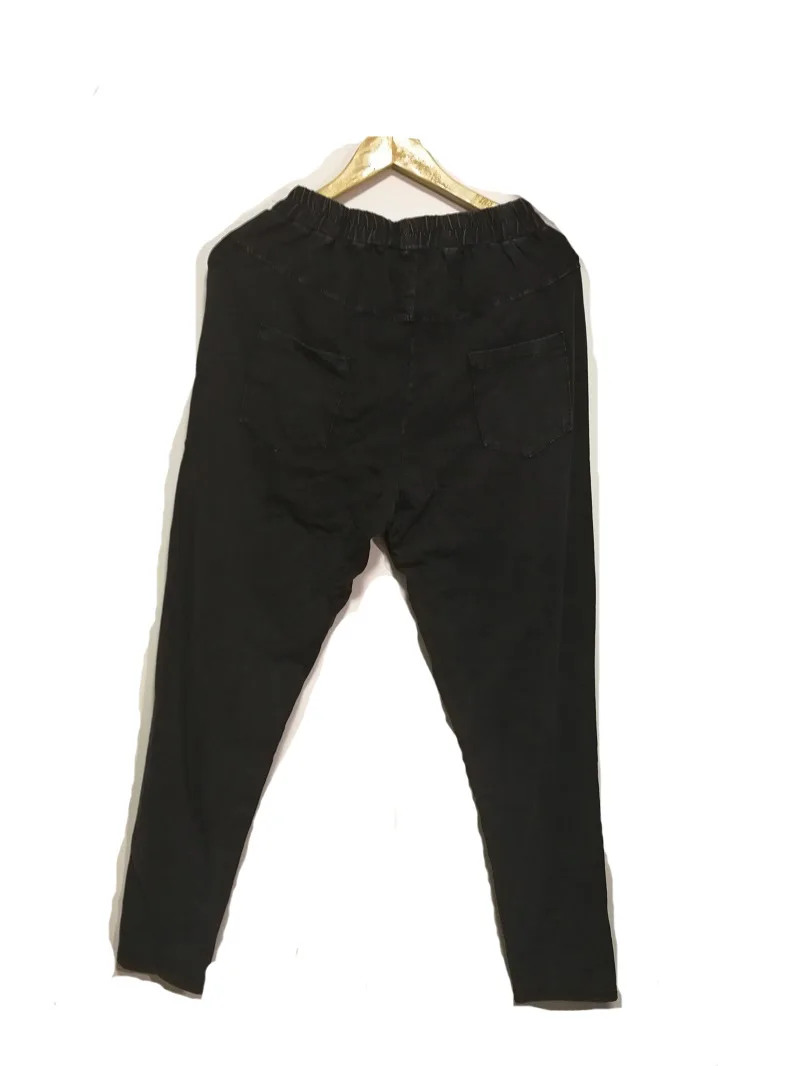 Модные штаны шаровары в стиле панк рок для женщин Pantalon Femme повседневные уличные