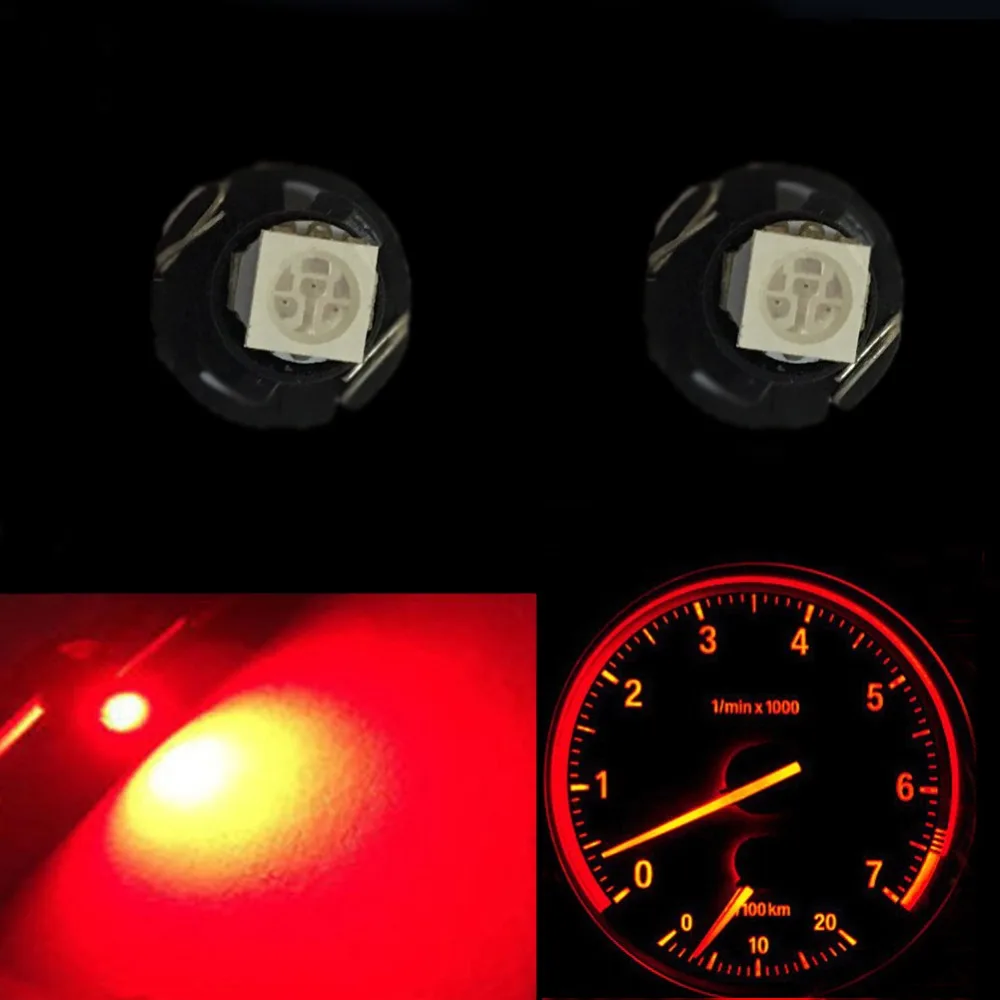10 X T4.7 Нео клиновидсветодиодный ная лампа 12 В Автомобильная кластер приборная