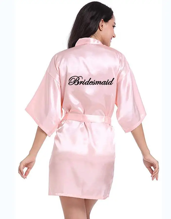 personalized printed Bridal Party Robes Bridesmaids mother of the bride