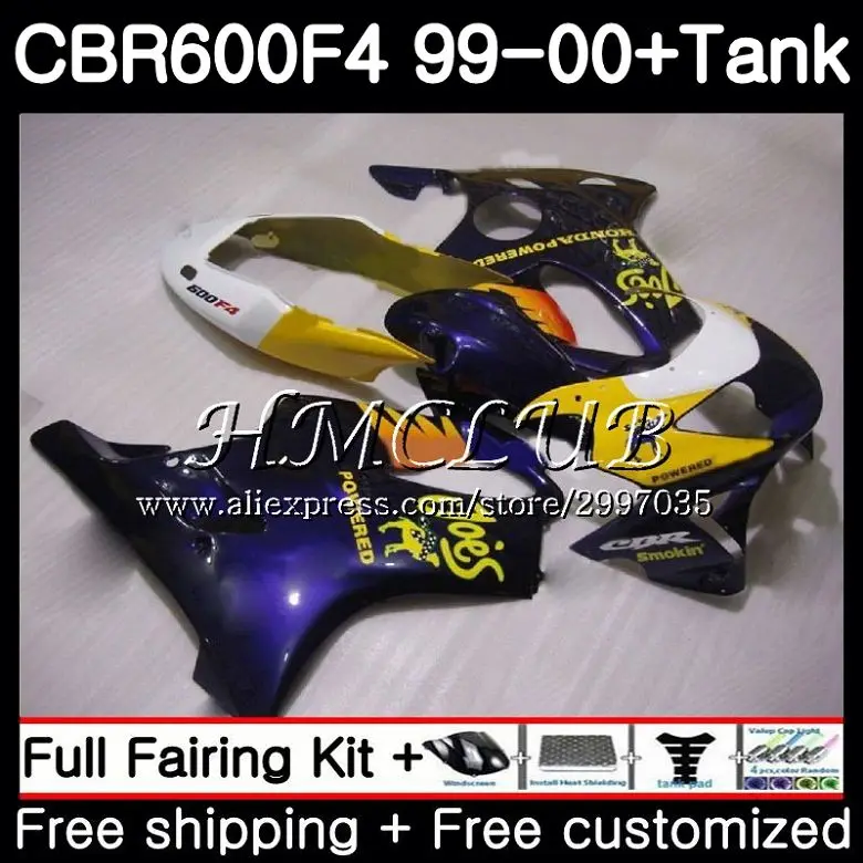 + Бак для HONDA CBR 600F4 CBR600FS 600 FS 1999 2000 корпус 76HC. 20 CBR600 F4 CAMEL фиолетовый CBR600F4 99 00