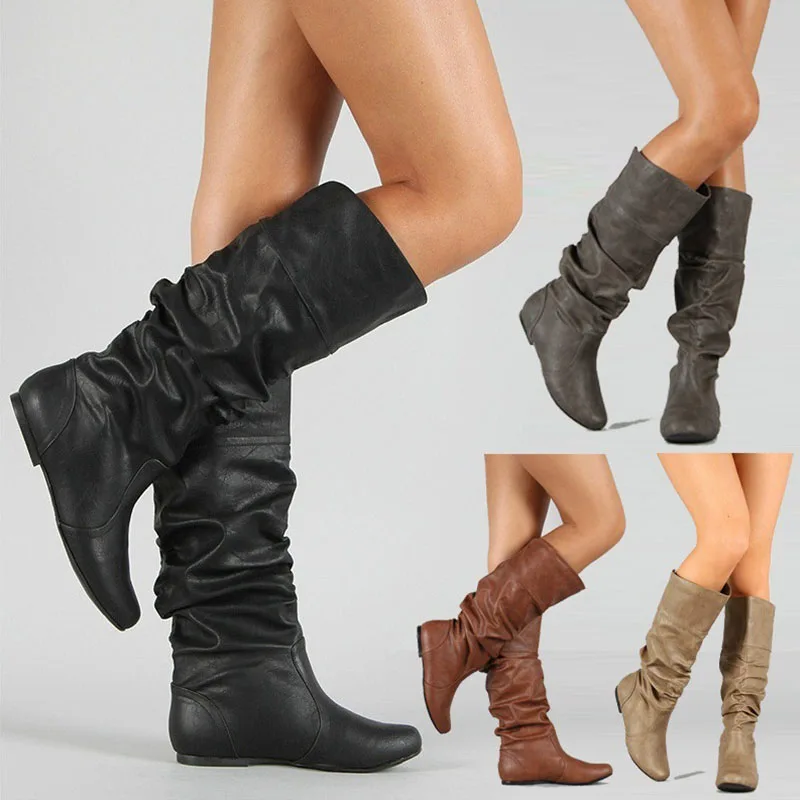Comprar Botas altas VTOTA estilo Punk Botas de lluvia para mujer botas de agua de goma al aire libre para mujer de talla grande 35 43 botas Martin Boots