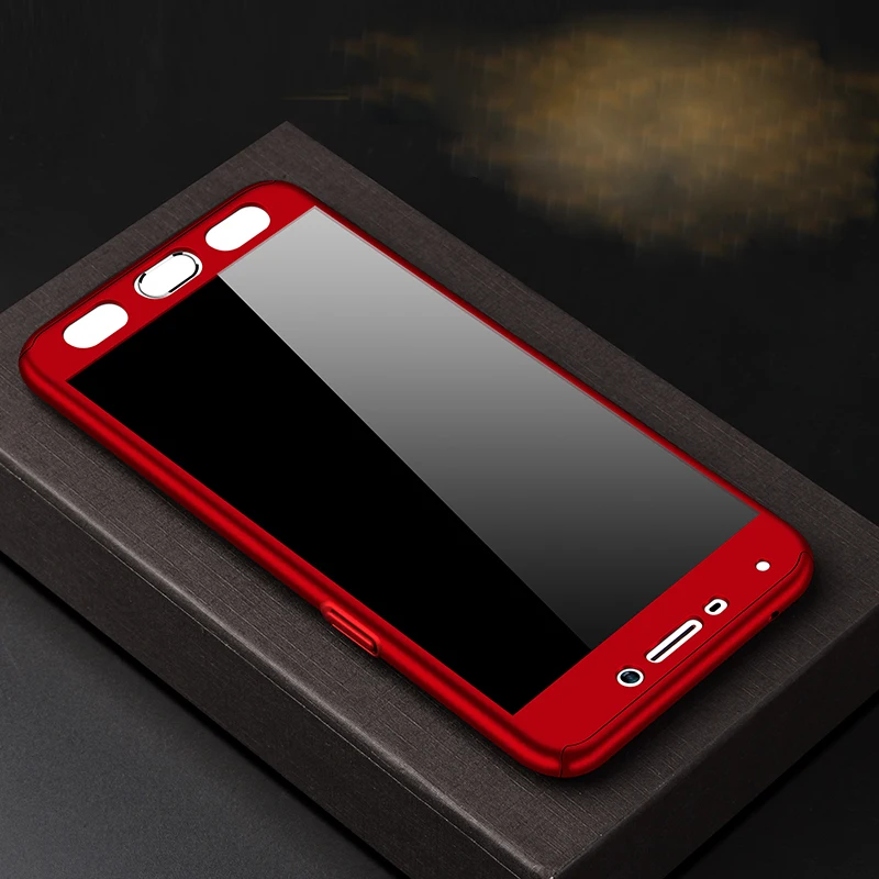 360 Full Honor 7A Russian version Shockproof Phone Cases For Huawei Y5 2018 Case With PC For Huawei Y5 2018 Prime Tempered Glass (2)