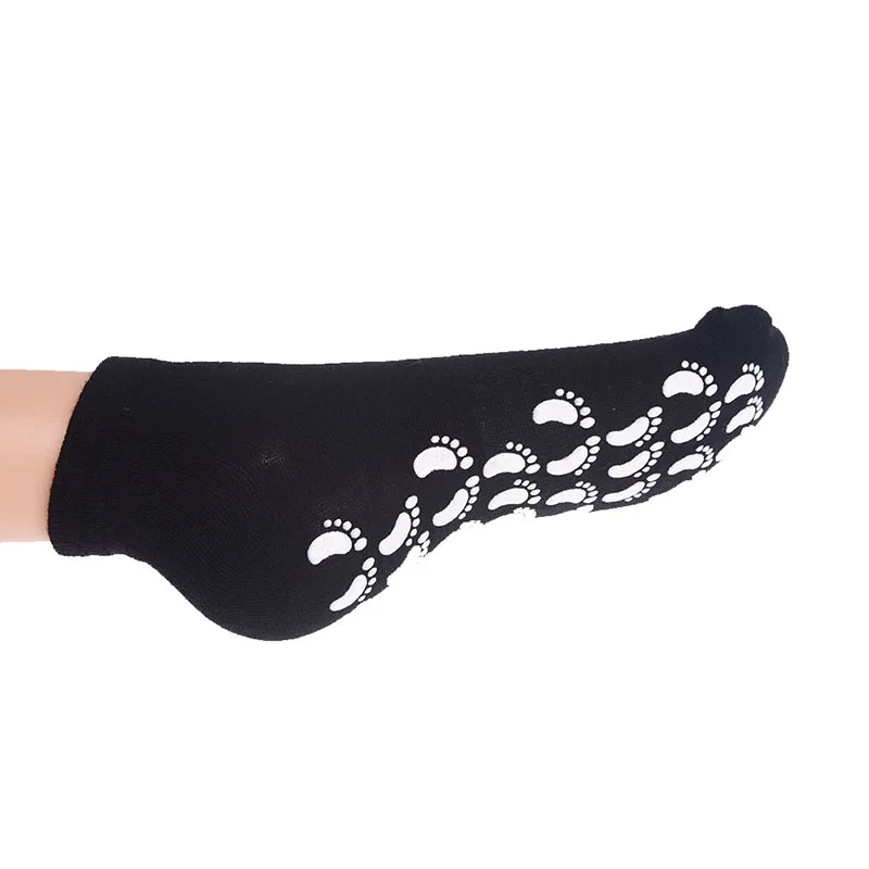 1Pair/Lot Women Cotton Non-slip Yoga Socks With Floor Pilates Socks Anti Skid Breathable Socks