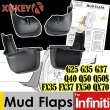 Комплект брызговиков для Infiniti G25 G35 G37 Q40 Q50 Q50S QX30 JX35 QX60 FX S51 FX35 FX37 FX50 QX70 Брызговики