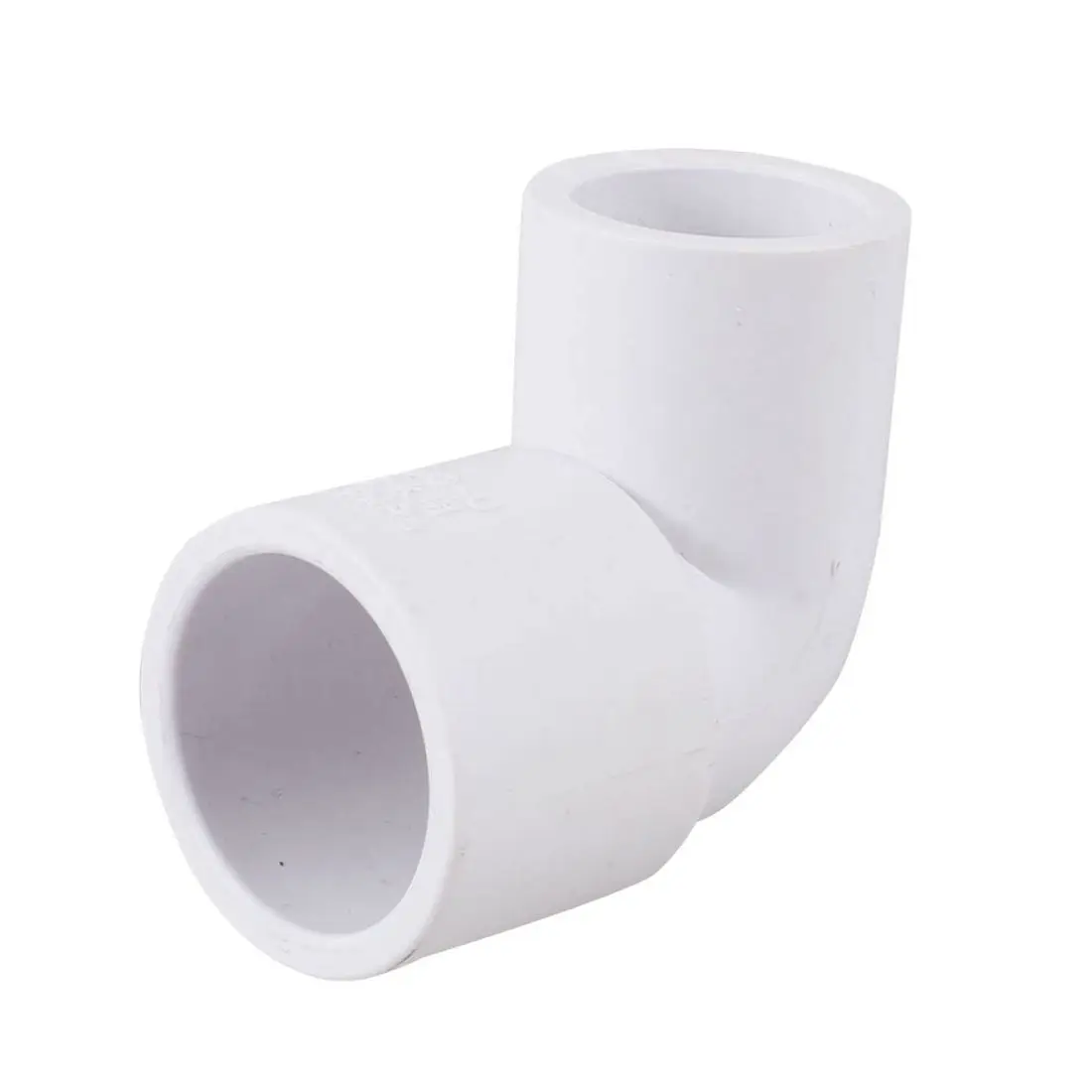 White PVC U 20mm to 25mm Water Pipe Right Angle Elbow Connector Adapter