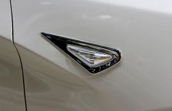 

ABS Chrome Side Turn Signal Indicator Lamp Light Cover Trim 2pcs For BMW X3 F25 2011 2012 2013 Car Styling accessories