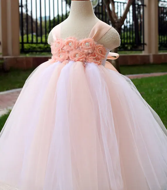 white tutu wedding dress