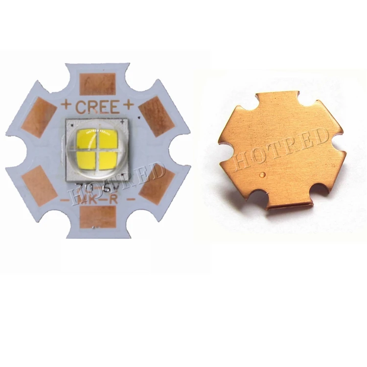 

Cree MKR MK-R LED Emitter 15W 6V 12V White Warm White Flashlight Torch LED Diode Chip Light 1769LM on 16mm 20mm Copper PCB