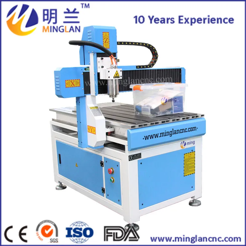 

MINGLAN CNC 6090 1.5KW/2.2KW/3.0KW water cooling spindle small metal cnc router 6090