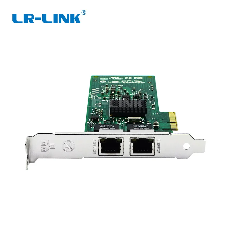 LR-LINK 9712PT двухпортовый гигабитный Ethernet RJ45 адаптер 10/100/1000Mb PCI-Express Lan сетевая карта сервер Broadcom BCM5709 NIC