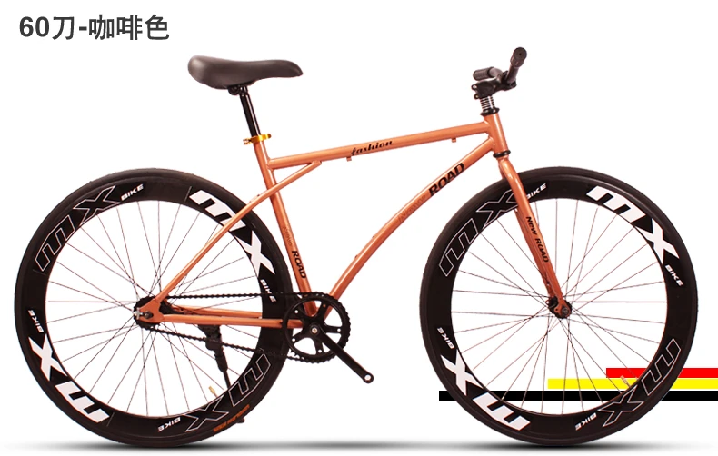 Top New X-front brand colorful carbon steel 26 inch fixed gear rear pedal brake bicicleta student bike road bicycle 22 Top New X-front brand colorful carbon steel 26 inch fixed gear rear pedal brake bicicleta student bike road bicycle 22