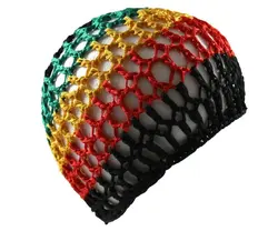 Rasta crochet Kufi hat  sleeping Hair Net