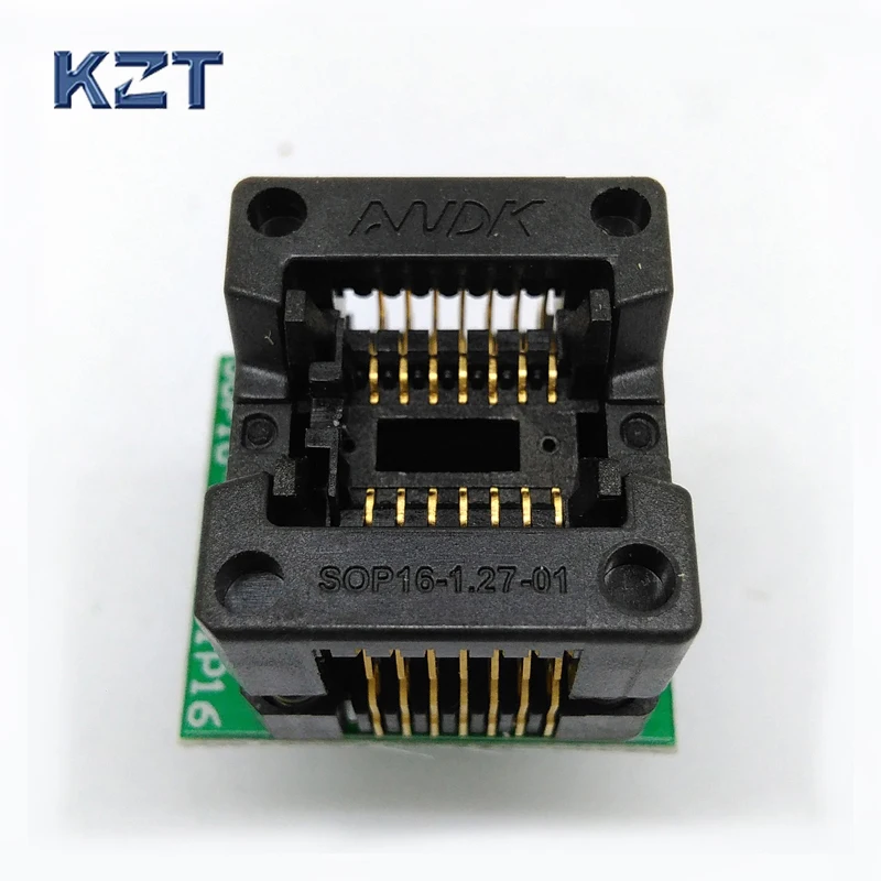 Sop14 para Dip14 Largura do Corpo Tomada de Teste do Flash Programação Soic 14 So14 Socket Passo 1.27 m ic 150mil 3.9mm Adaptador