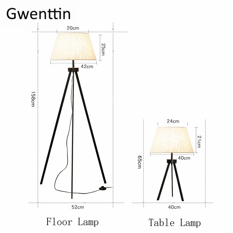 Скандинавский тренога Торшеры для гостиной, спальни, абажур, Светильники для дома, арт-деко, современные светодиодные световые стойки, светильник