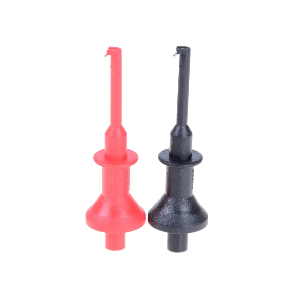 

2pcs/lot Plug-in Test Hook Clip Multimeters Test Lead Extension Hook Probe Testing Clip Aperture Direct