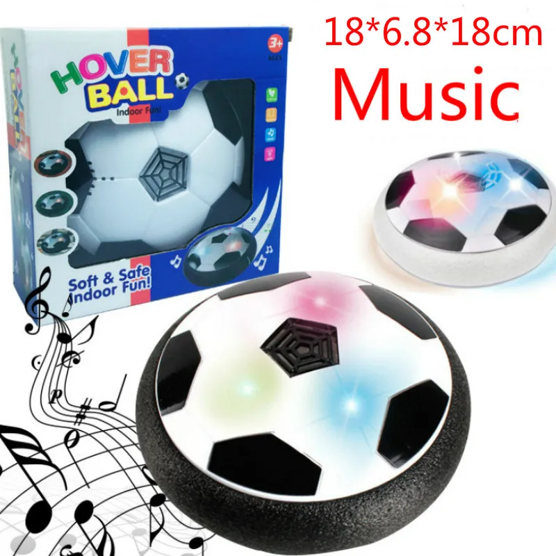 1Pcs Funny LED Light Flashing Soccer Ball Air Power Indoor Football Toy Hovering And Gliding Lighting Kids Classic Sports Toys