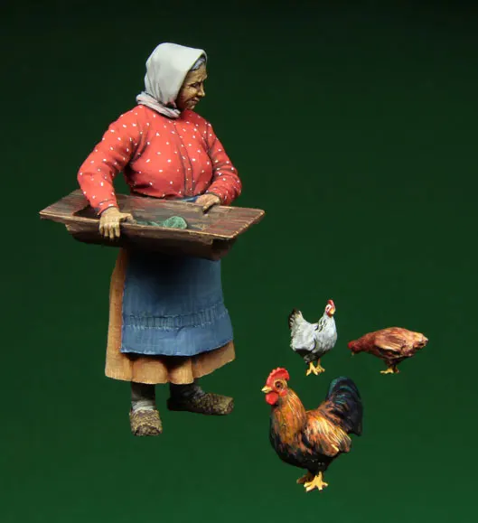 

[tuskmodel] unpainted resin figures 1/35 scale model t3546