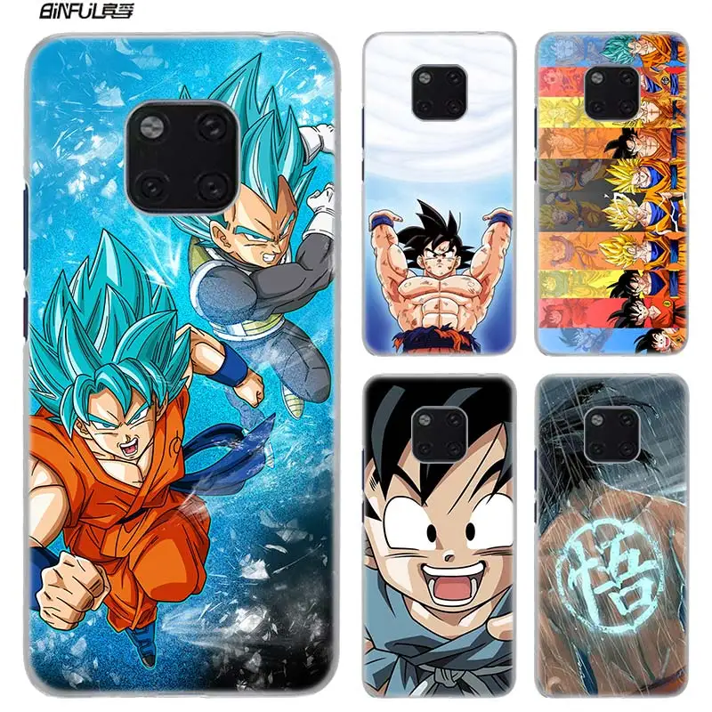 

Dragon Ball Z Goku Hard Plastic Phone Case for Huawei Mate 20 10 lite Pro 20lite 20Pro 10lite 10Pro Clear Cover Coque
