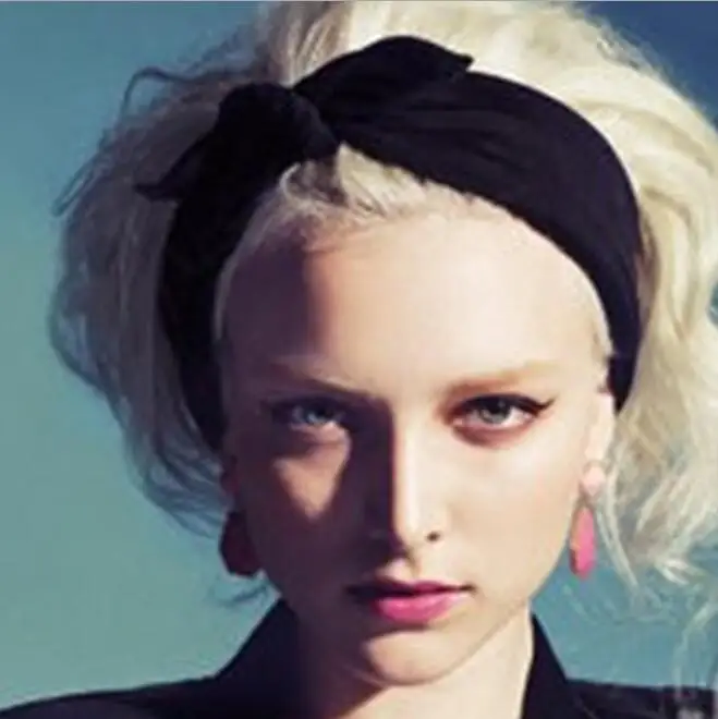 

Cute Solid color Headwear Girl Rose Flower Tie back halo Bridal Flower Clips Rabbit hair Accessories Photo Prop For Women