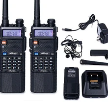 2 шт. двухсторонняя рация Baofeng UV-5R 3800 Аккумулятор для CB Ham радиостанции uv 5r VOX Comunicador портативные радионаборы