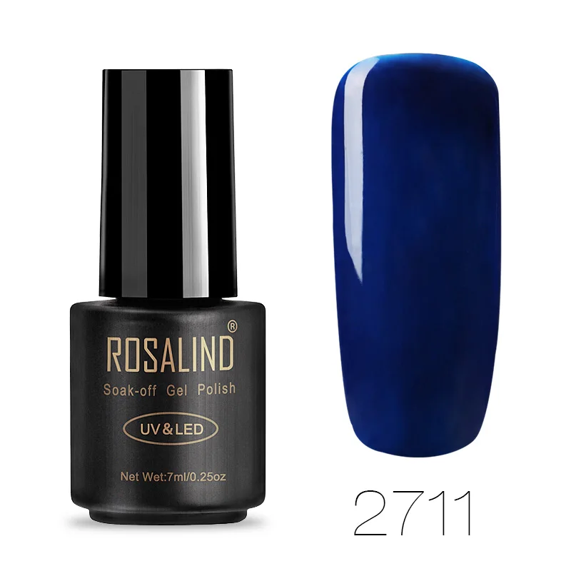 ROSALIND гель лак набор для наращивания ногтей Vernis Полупостоянный все для маникюра Базовое покрытие ногтей УФ-гель для ногтей - Цвет: RA2711