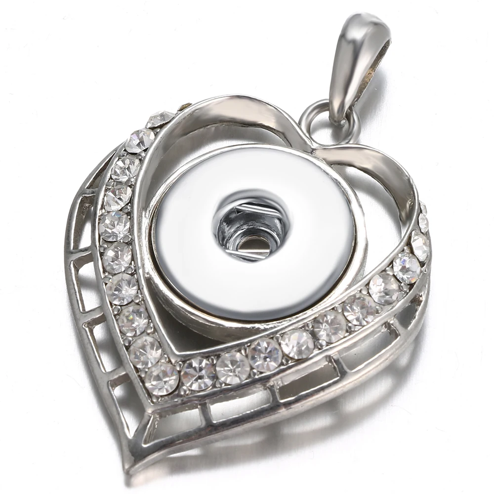 HOT sale ginger push Press button jewelry 18 / 20mm snaps Necklace