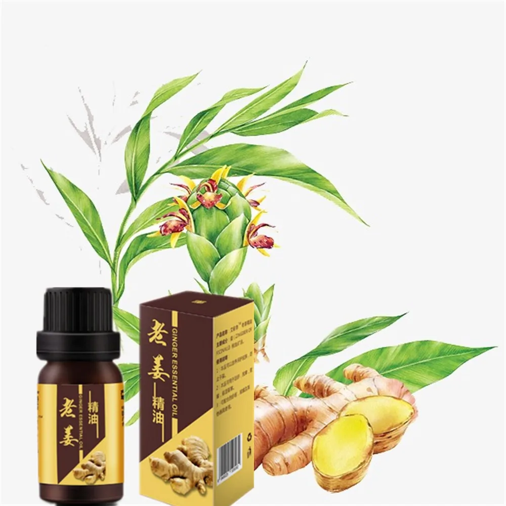 2017 10 Days slimming Ginger essential oil 10ml/Bottle stubborn fat