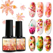 RBAN ногтей акварельные чернила для ногтей Цветущий лак эффект дыма смазывание пузырь лак для творчества Маникюр быстросохнущие жидкие наборы для дизайна ногтей