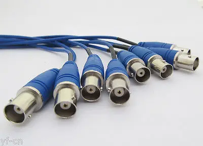  1 set VGA 15Pin 3 Row Male Plug TO 8 BNC Female Jack 8 in 1 Video CCTV Cable - 32605748020