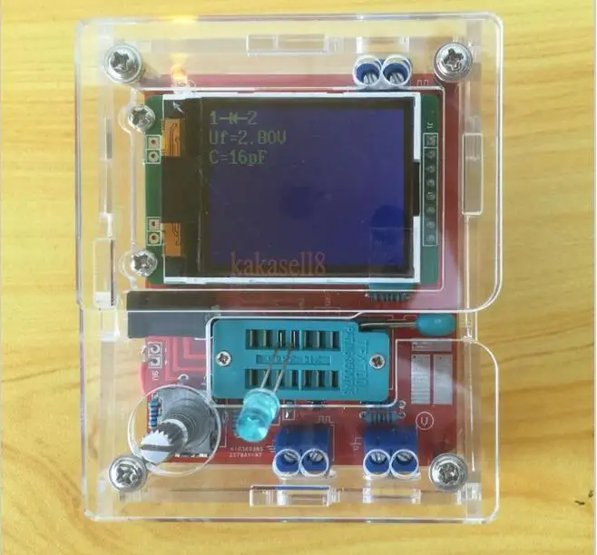 DIY наборы TFT LCD M328 тестер транзисторов LCR Диодная емкость ESR измеритель напряжения