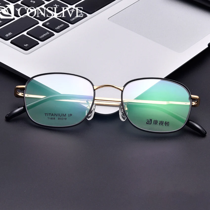 

Women Men Multifocal Glasses Frame Titanium Men Eyeglasses Progressive Unisex Titanium Optical Spectacles Frames T1808