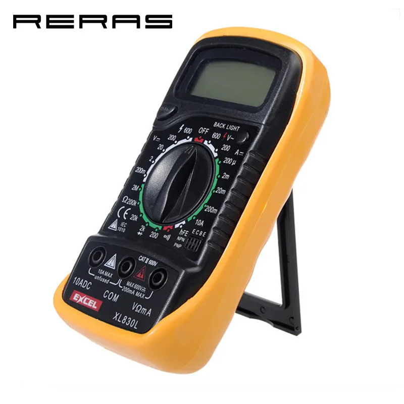 

EXCEL XL830L LCD Digital Voltmeter Ohmmeter Ammeter OHM Multimeter Tester Tool kit Set of tools