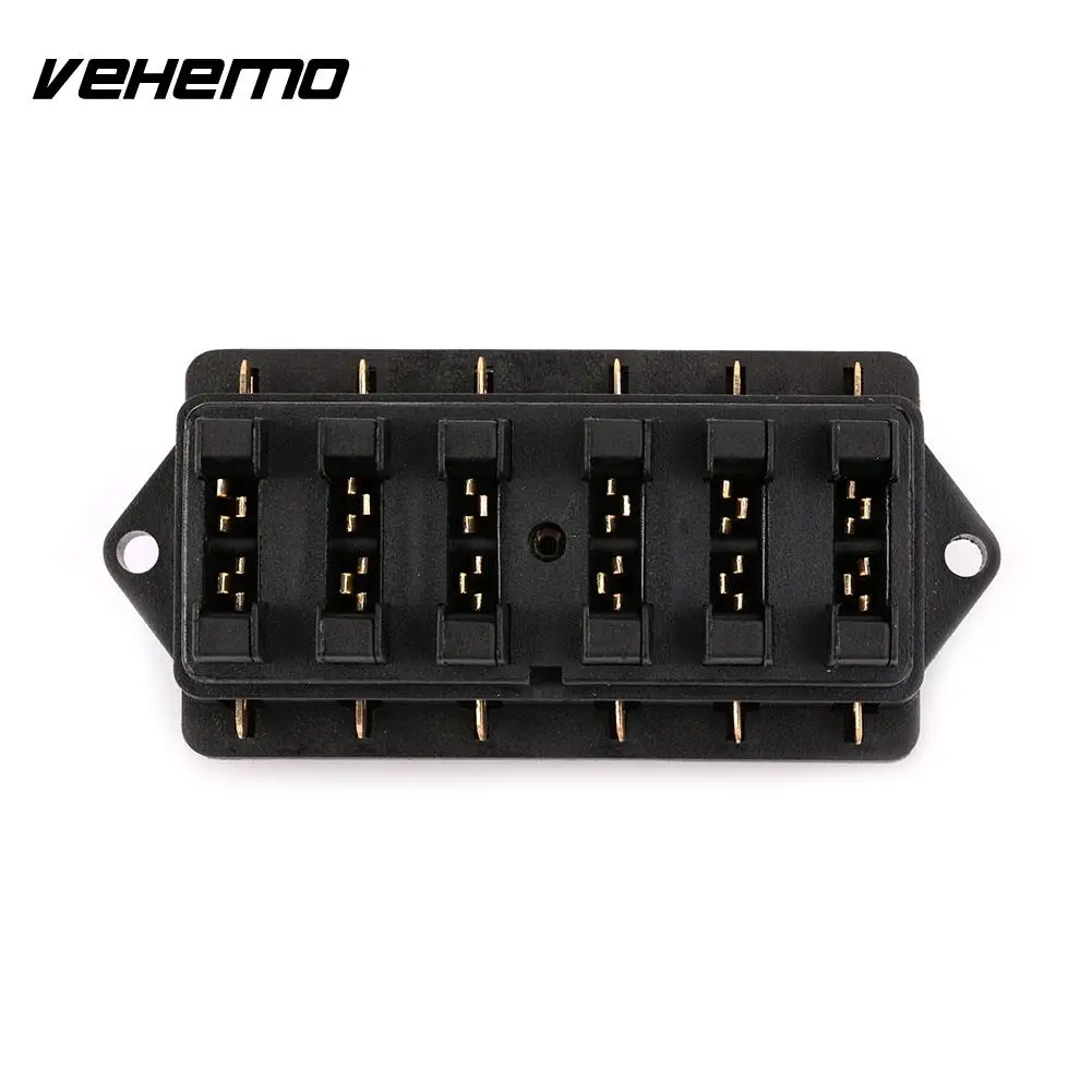 Vehemo ABS Car Multipath Way Fuse Box 6PCS Fuse For HS 06 ... molex fuse box 