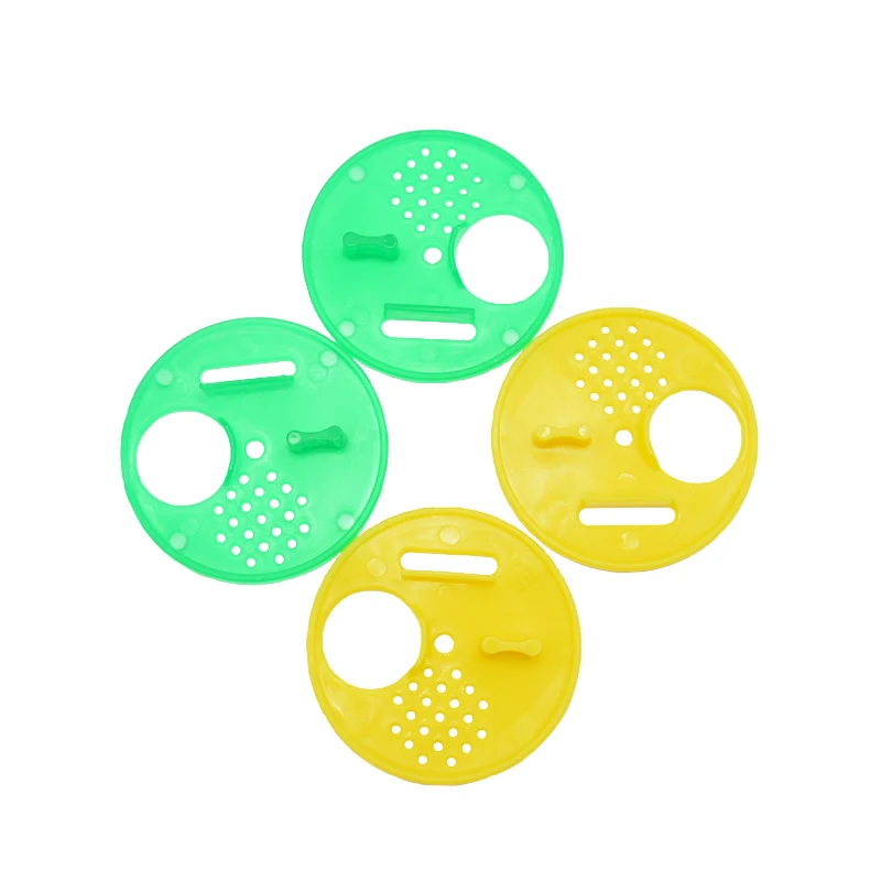 

6pcs high quality round rotatable beehive bee exit beehives nest door vents bee tool