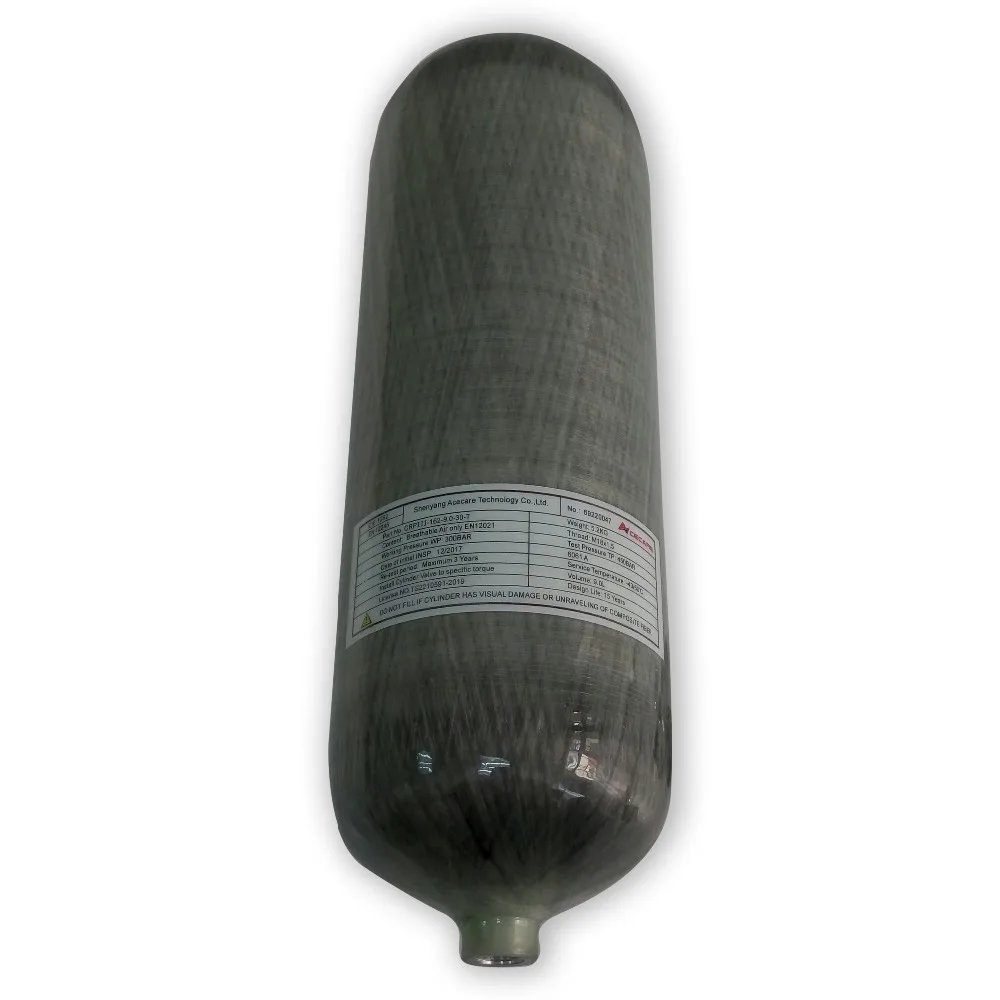 9L 4500psi Compressed Air Carbon Fiber SCUBA Tank Cylinder for refill small bottle or air gun hunting compressor fill 9L 4500psi Compressed Air Carbon Fiber SCUBA Tank Cylinder for refill small bottle or air gun hunting compressor fill