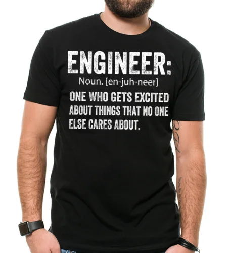 Инженер футболка Веселая Инженерная T-shirt.Gift для Футболка Я инженер смешная футболка 2019 модная футболка, футболка из 100% хлопка