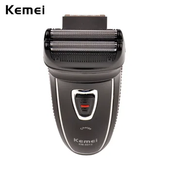 

100-240V Low Noise KEMEI Razor Rechargeable Beard Machine Shaving Trimmer For Men Electric Shaver Razors Face Care Men Trimmer