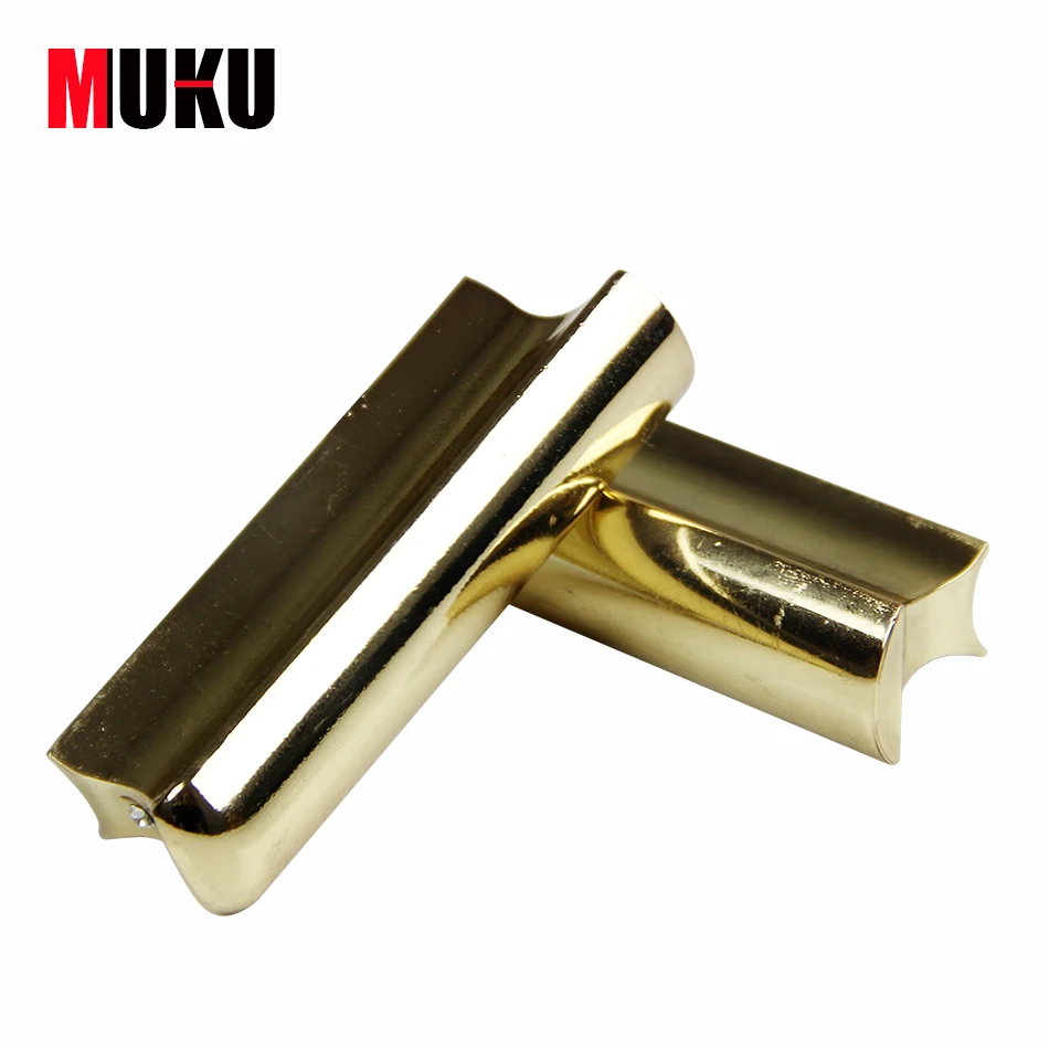 Guitar String Slide Bar Solid Stainless Steel Tone Bar For Hawian Guitar Gold Color Guitar