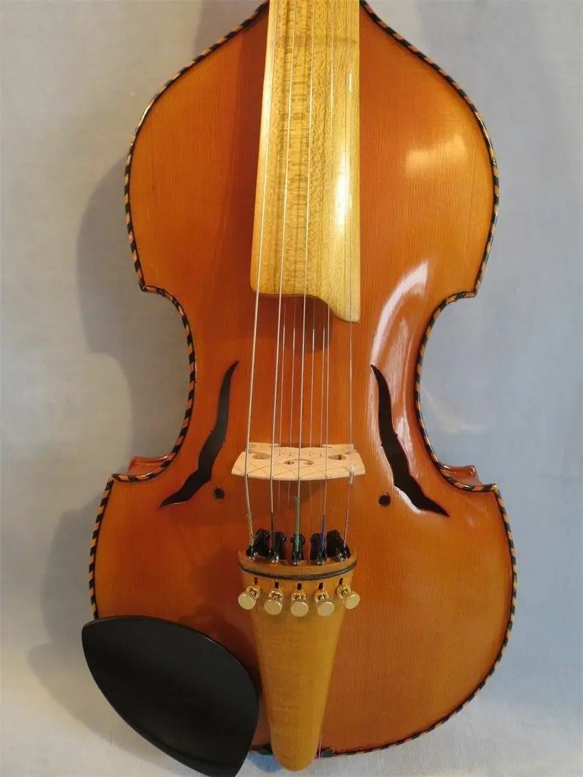 Барокко Стиль SONG Brand master 5 × 5 string 1" viola d'Amore, резьба на шее