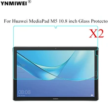 2 шт Защитное стекло для huawei MediaPad M5 10,8 дюймовая защитная пленка 9H Взрывозащищенная Защита экрана для huawei M5 10,8